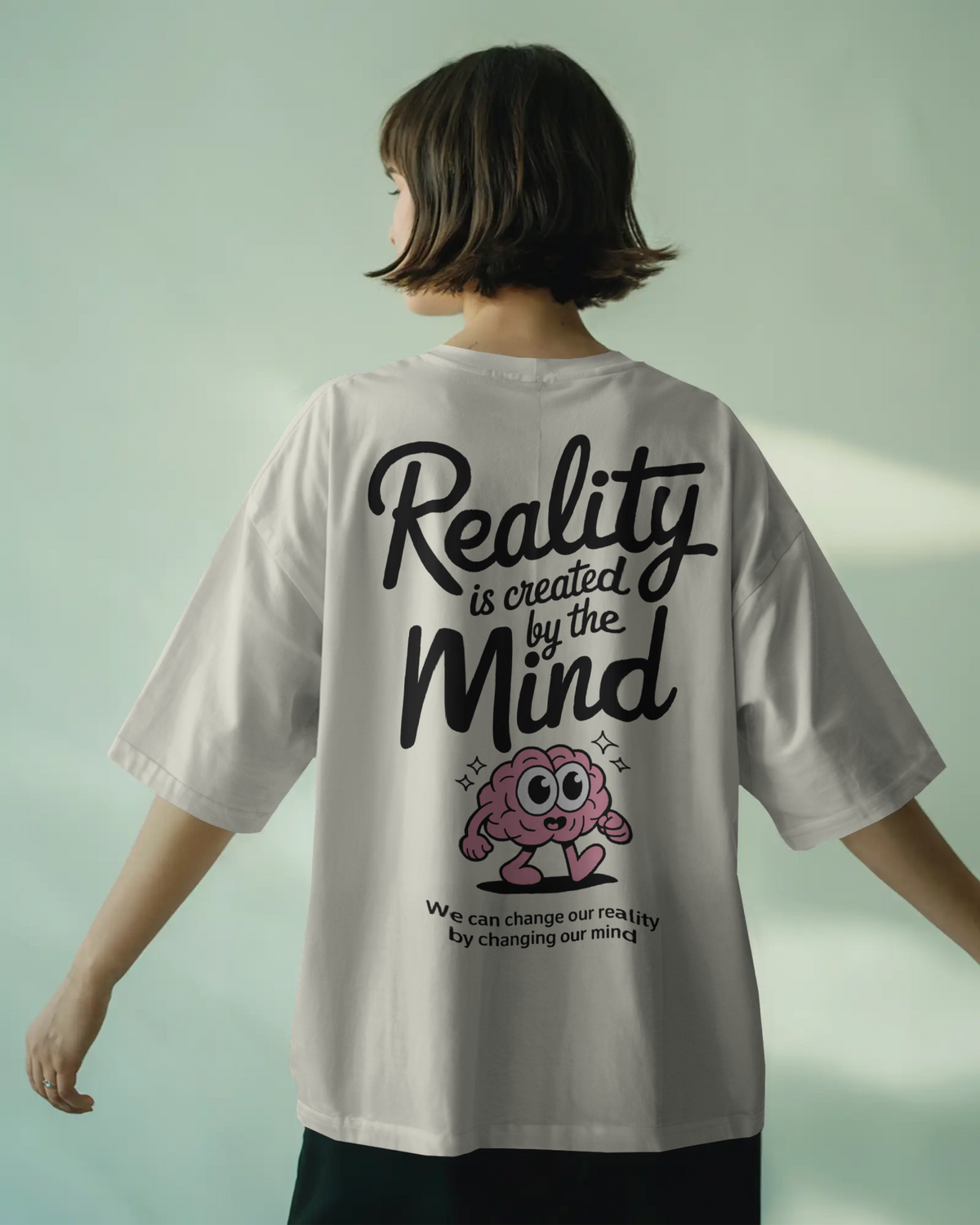 Blexee Women’s Reality is created by Mind Oversized T-shirt
