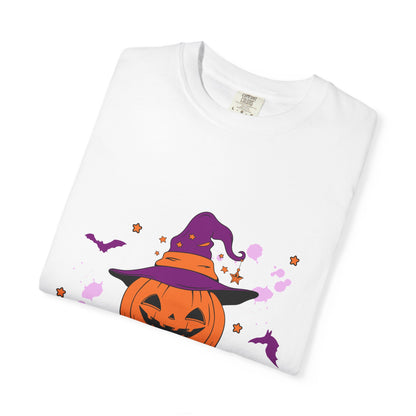 Halloween Pumpkin Tee — "Coffee by Day, Potions by Night"