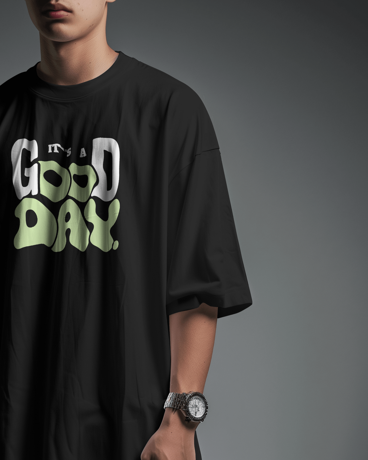 Blexee Men’s Good Day Oversized T-Shirt