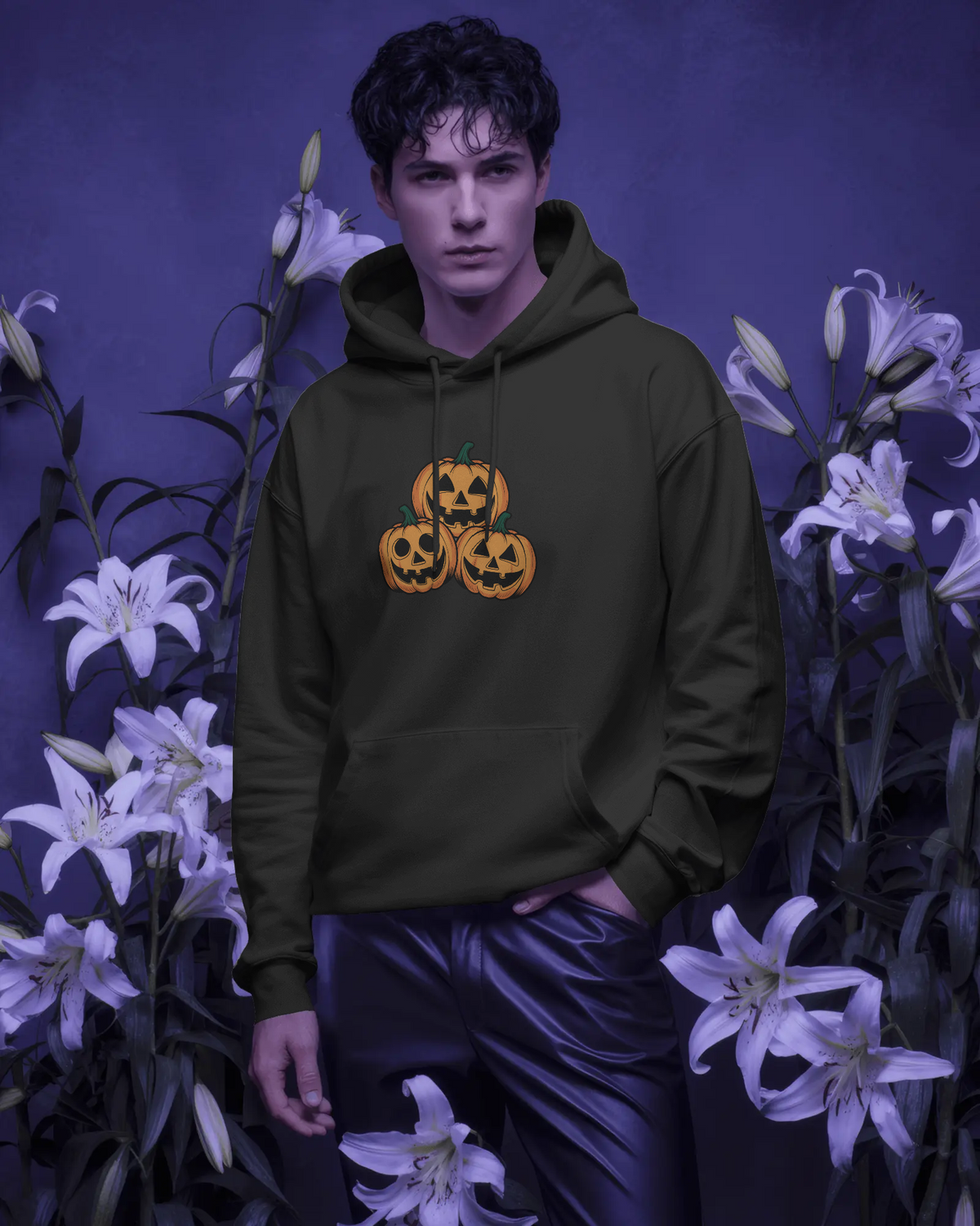 Blexee Men’s Cutest Pumpkin in the Patch Hoodie