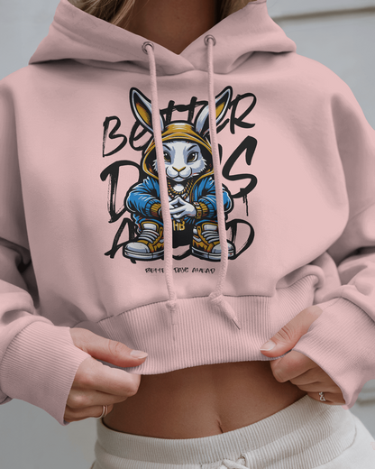 Blexee Women’s Better Days Ahead Cropped Hoodie
